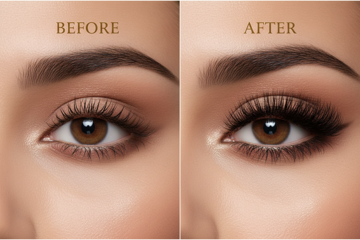   I WANT PICTURE FEMME ARAB SAUDI EYELASH BEFORE AFTER