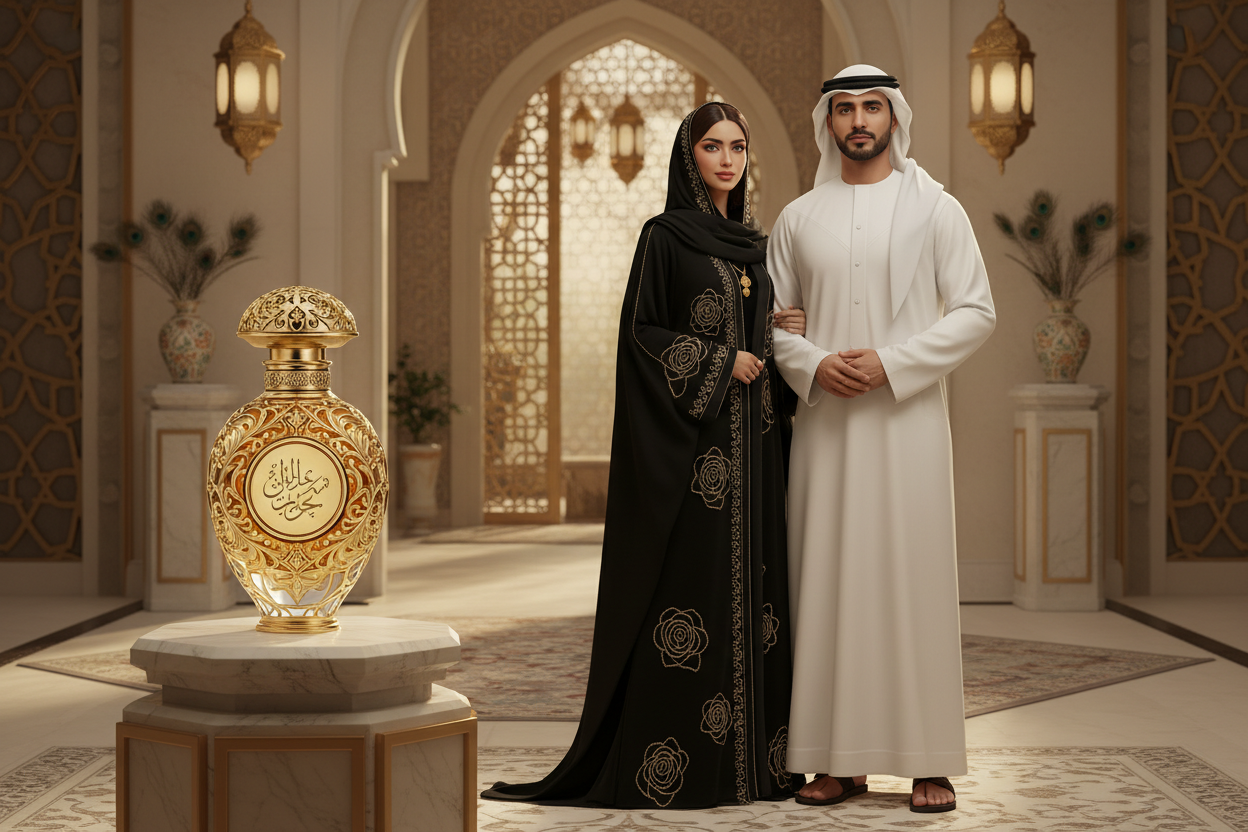 perfume kuwait with couple arabic